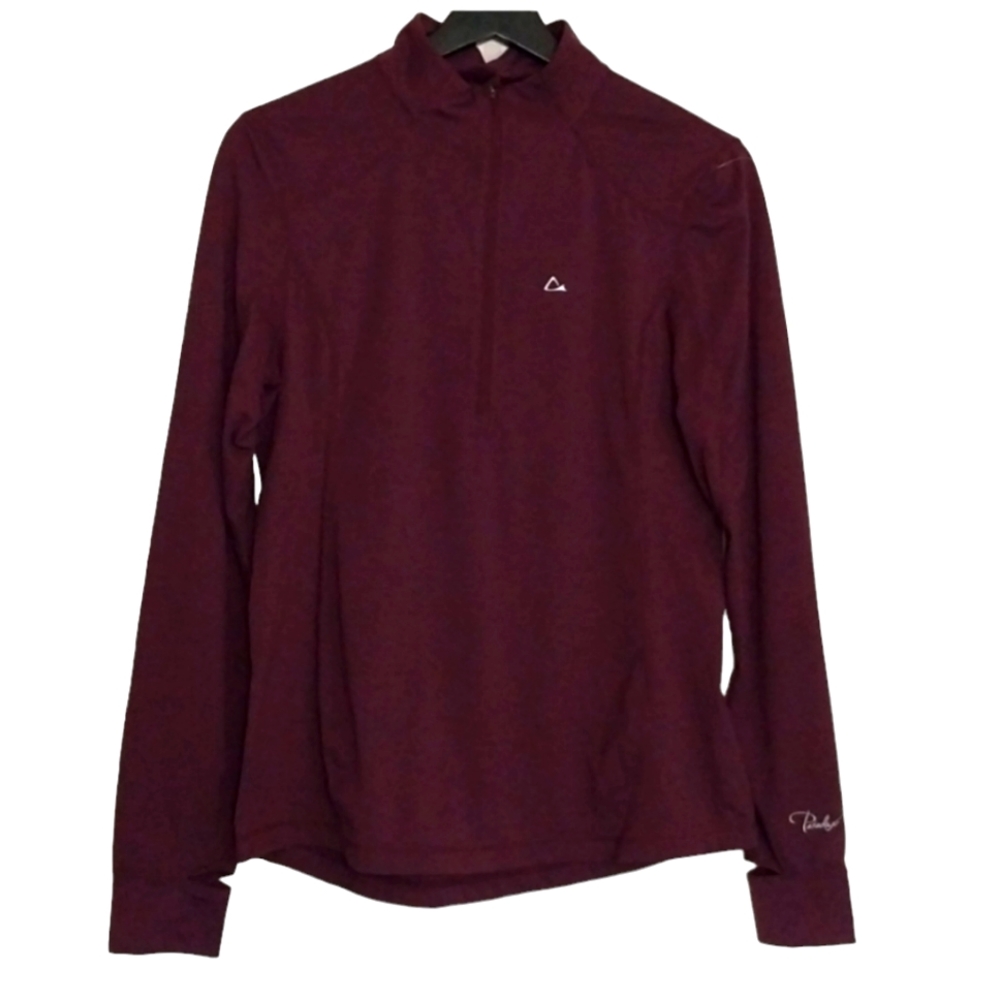 Paradox  Zip up Atlethic Fit Longsleeves sz Medium in Purple